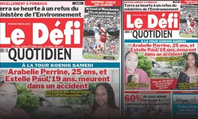 Voici la une du Défi Quotidien de ce Lundi 01 avril 2024