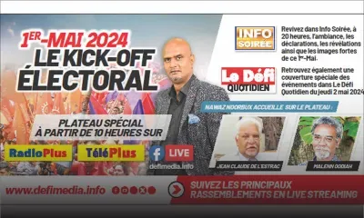 1er-Mai 2024 : A suivre sur les plateformes du Défi Media Group