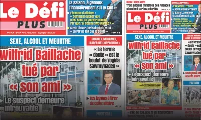 Voici la Une du Défi Plus de ce Samedi 01 Juin 2024