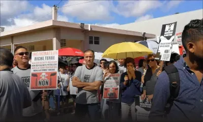 Projet d’incinérateur à Riche-Terre : le mouvement anti-pollution veut maintenir la pression avec une possible manifestation