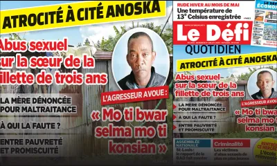 Voici la Une du Defi Quotidien de ce mercredi 1er juillet 2020