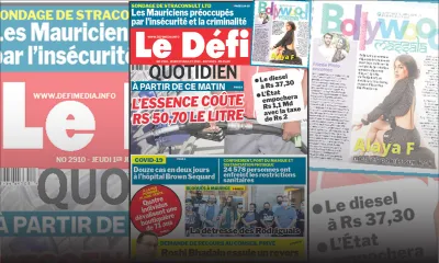 Voici la Une du Défi Quotidien de ce jeudi 01 juillet 2021