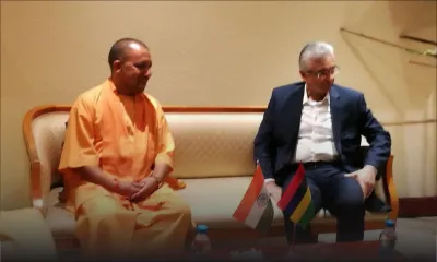 Rencontre entre Pravind Jugnauth et Yogi Adityanath