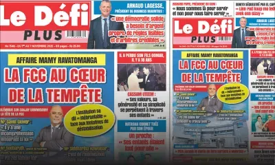 Voici la Une du Défi Plus de ce Samedi 01 Novembre 2025