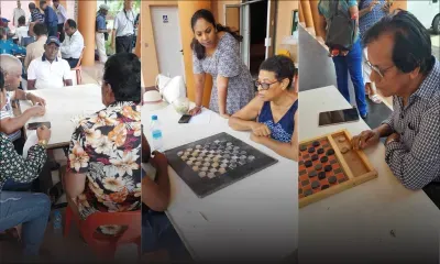 Centre récréatif de Pointe-aux-Sables - dominos, dames et pétanques : les seniors offrent une leçon de fair-play