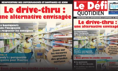 Voici la Une du Defi Quotidien de ce jeudi 02 avril 2020