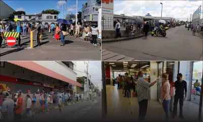 [En images] Réouverture des supermarchés : grosse affluence en ce jeudi matin