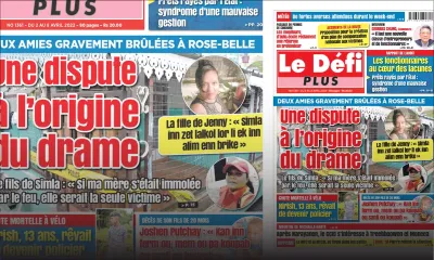 Voici la Une du Défi Plus de ce samedi 02 avril 2022