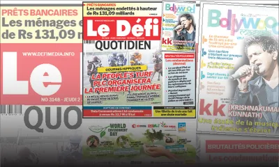 Voici la une du Défi Quotidien de ce mercredi 02 juin 2022