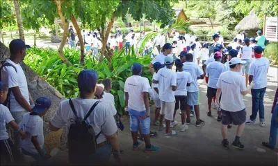 Cim Finance emmène des enfants  au Casela 