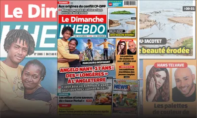 Voici la Une de Le Dimanche/L'Hebdo de ce Dimanche 02 Juillet 2023