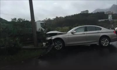 Réduit: une voiture de la VIPSU fait une sortie de route