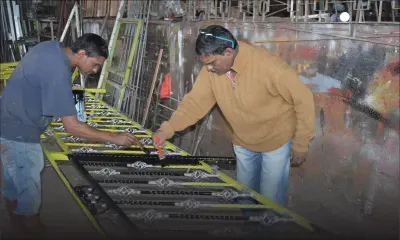 Chamouny Metal Work Shop - Kisten Naraynen : l'artisan des travaux en fer forgé 