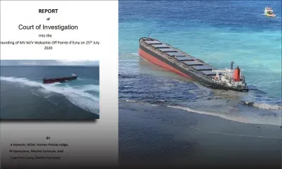 [Document] Naufrage du MV Wakashio : découvrez le rapport de la Cour d’investigation