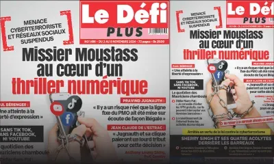 Voici la une du Défi Plus de ce Samedi 02 Novembre 2024