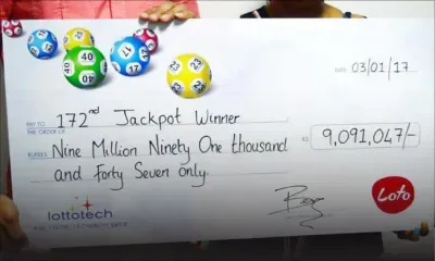 Loto : l’un des gagnants du jackpot de Rs 36 M a touché ses gains