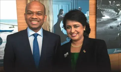 Lors de son séjour en France: Ameenah Gurib-Fakim visite Dassault Systèmes