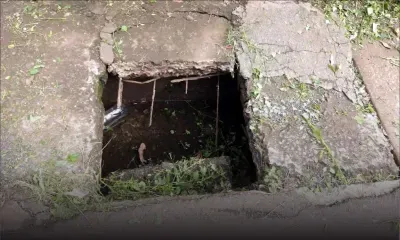 À Beau-Bassin : trou béant laissé pour compte