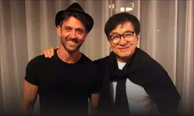 Campagne promotionnelle de Kaabil : Hrithik Roshan rencontre Jackie Chan en Chine