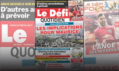 Voici la Une du Defi Quotidien de ce vendredi 3 juillet 2020