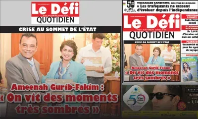 Voici la Une du Défi Quotidien de ce jeudi 08 mars