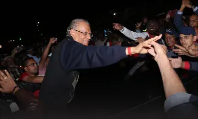 Shameem Korimbocus au congrès du PTr à Montagne-Longue