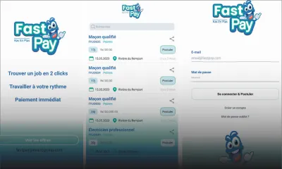 App mobile : FastPay pour des emplois en CDD