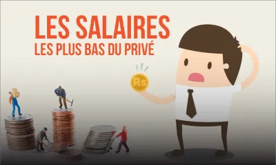 Les salaires les plus bas du privé