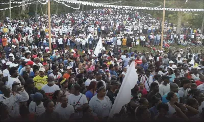 Rodrigues : L’OPR de Serge Clair a réuni ses partisans à Malabar ce dimanche