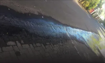 À Vacoas : une fuite signalée depuis trois jours à route Jackson