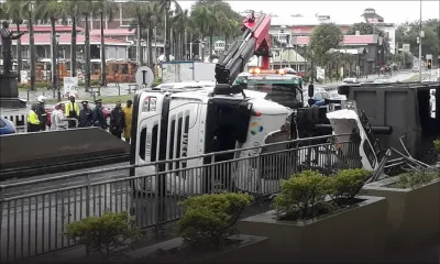 Accident fatal au Caudan : «Monn rod dress kamion-la, linn vir anbalao», explique le chauffeur 