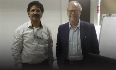 L’avenir de la presse écrite: Laurent Joffrin dans les locaux du Défi Media Group