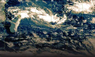 Météo : la perturbation tropicale au nord de Rodrigues pourrait s’intensifier en une tempête tropicale modérée ; des rafales de 80 km attendues