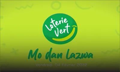 Loterie Vert : tirage de ce vendredi 04 février 2022