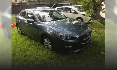 Voiture volée d’une succursale à Terre-Rouge : la Mazda 3 retrouvée en bon état