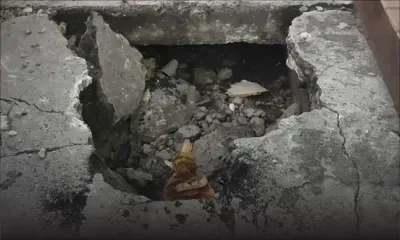 Port-Louis : un trottoir attend d’être réparé depuis trois mois