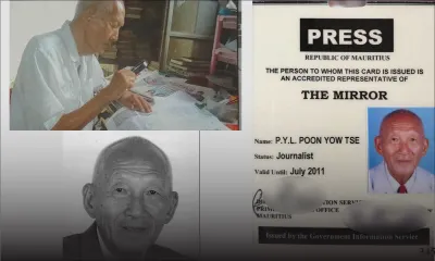 M. Poon, doyen de la presse mauricienne, n’est plus