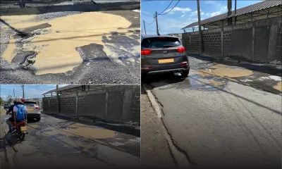 Infrastructures publiques : l’état de la route à l’arrière du garage UBS déploré