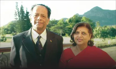 Lady Sarojini et sir Anerood Jugnauth : 63 ans d’amour indéfectible