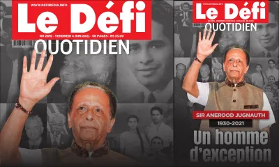 Voici la Une du Défi Quotidien de ce vendredi 4 Juin 2021