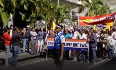 [Vidéo] Manifestation des employés des Casinos de Maurice