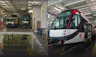 Metro Express : le premier train est arrivé à Maurice, voici les premières images