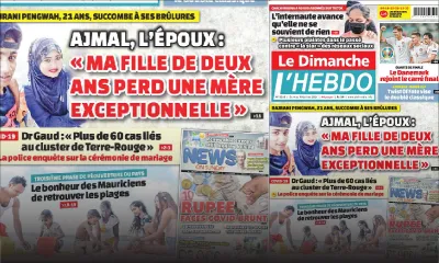 Voici la Une de Le Dimanche/L'Hebdo de ce dimanche 04 Juillet 2021