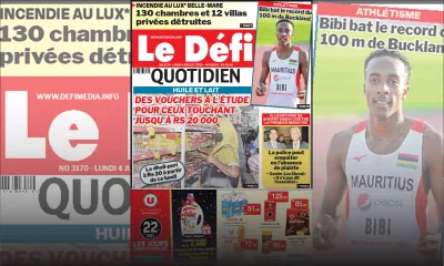 Voici la une du Défi Quotidien de ce lundi 04 Juillet 2022