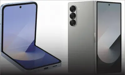 Les Samsung pliables Galaxy Z Fold 6 et Galaxy Z Flip 6 en detail