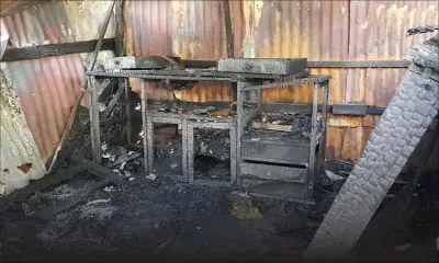 À Belle-Mare : prisonnier des flammes, il meurt carbonisé dans sa cabane