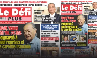 Voici la Une du Défi Plus de ce Samedi 04 Octobre 2025