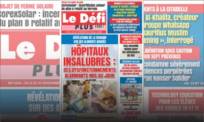 Voici la Une du Défi Plus de ce samedi 04 Novembre 2023