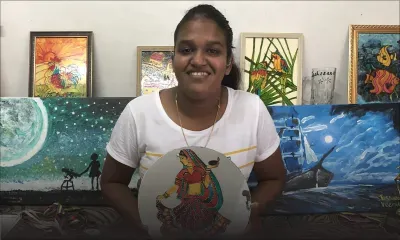 Tasheeana Veerabadren : enfant sourde et prodige de la peinture