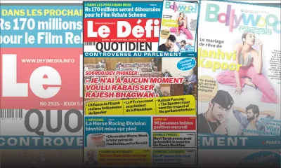 Voici la Une du Défi Quotidien de ce jeudi 05 Août 2021